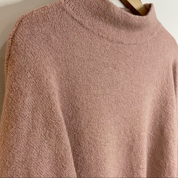 BP Soft Dusty Pink Bell Dolman Sleeve Mock Neck Sweater from Nordstrom - Picture 10 of 13